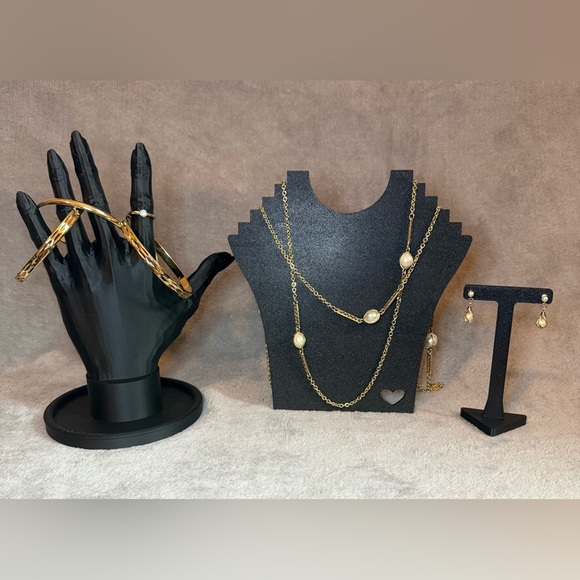 💛Elegant 6-PC Gold Tone Jewelry Bundle/EUC💛 - Picture 1 of 8